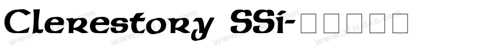 Clerestory SSi字体转换
